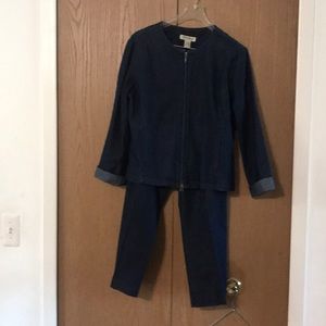 Blue Jean Pant Suit